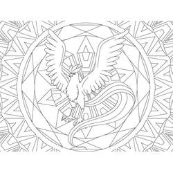 Pokémon-Mandalas Ausmalbild #174028 zum Ausdrucken und Ausmalen