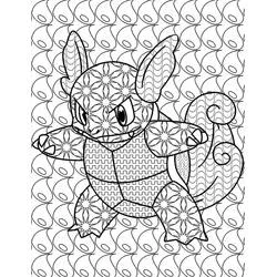Pokémon-Mandalas Ausmalbild #174030 zum Ausdrucken und Ausmalen