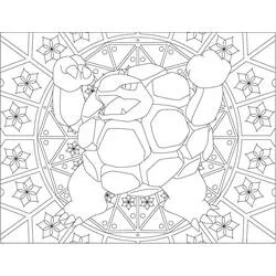 Pokémon-Mandalas Ausmalbild #174038 zum Ausdrucken und Ausmalen