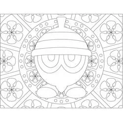 Pokémon-Mandalas Ausmalbild #174039 zum Ausdrucken und Ausmalen