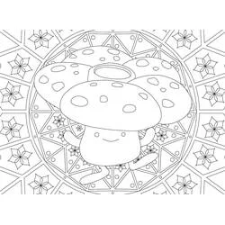 Pokémon-Mandalas Ausmalbild #174049 zum Ausdrucken und Ausmalen