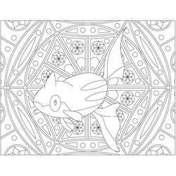 Pokémon-Mandalas Ausmalbild #174050 zum Ausdrucken und Ausmalen