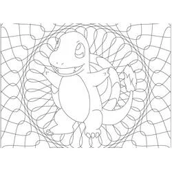 Pokémon-Mandalas Ausmalbild #174053 zum Ausdrucken und Ausmalen
