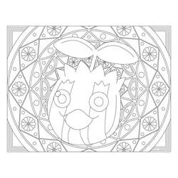 Pokémon-Mandalas Ausmalbild #174056 zum Ausdrucken und Ausmalen