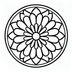 Rosette - Kostenlose Ausmalbilder zum Ausdrucken
