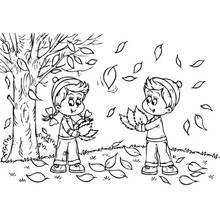 Herbst - Kostenlose Ausmalbilder zum Ausdrucken