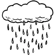 Regen - Kostenlose Ausmalbilder zum Ausdrucken