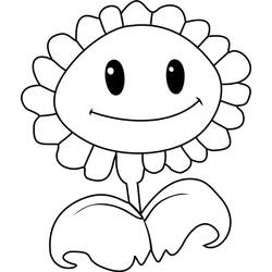 Sonnenblume Ausmalbild #171053 zum Ausdrucken und Ausmalen