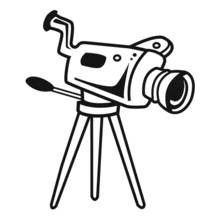 Videokamera - Kostenlose Ausmalbilder zum Ausdrucken