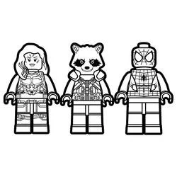 LEGO Marvel - Kostenlose Ausmalbilder zum Ausdrucken