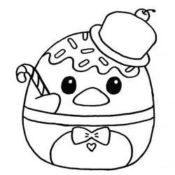Squishmallows Ausmalbild #219288 zum Ausdrucken und Ausmalen
