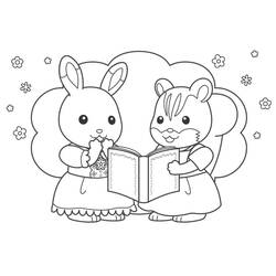 Sylvanian Families - Kostenlose Ausmalbilder zum Ausdrucken