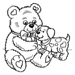 Teddybär - Kostenlose Ausmalbilder zum Ausdrucken