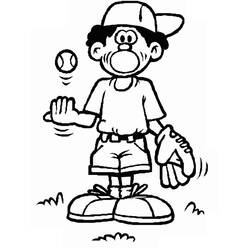 Baseball - Kostenlose Ausmalbilder zum Ausdrucken