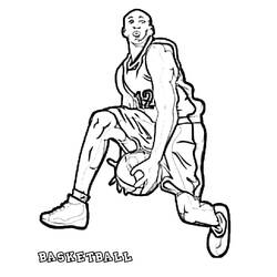 Basketball - Kostenlose Ausmalbilder zum Ausdrucken