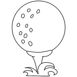 Golf - Kostenlose Ausmalbilder zum Ausdrucken