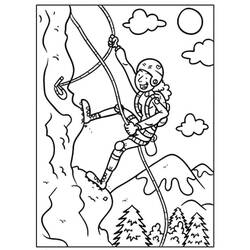 Klettern - Kostenlose Ausmalbilder zum Ausdrucken