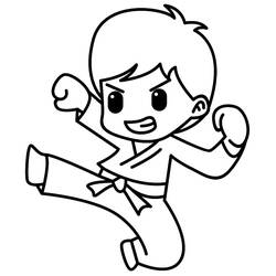 Kung Fu - Kostenlose Ausmalbilder zum Ausdrucken