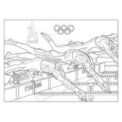 Olympische Spiele - Kostenlose Ausmalbilder zum Ausdrucken