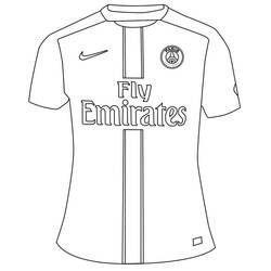 Paris Saint-Germain (PSG) - Kostenlose Ausmalbilder zum Ausdrucken
