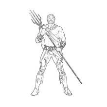 Aquaman - Kostenlose Ausmalbilder zum Ausdrucken