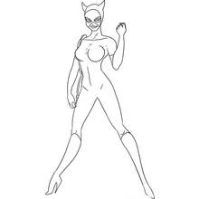 Catwoman - Kostenlose Ausmalbilder zum Ausdrucken