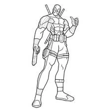 Deadpool - Kostenlose Ausmalbilder zum Ausdrucken