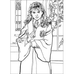 Hermione Granger - Kostenlose Ausmalbilder zum Ausdrucken
