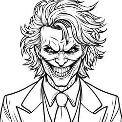 Joker - Kostenlose Ausmalbilder zum Ausdrucken