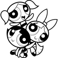 Powerpuff Girls - Kostenlose Ausmalbilder zum Ausdrucken