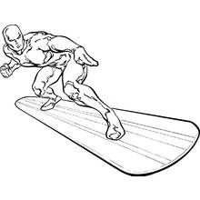 Silver Surfer - Kostenlose Ausmalbilder zum Ausdrucken