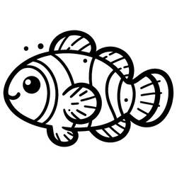 Clownfisch - Kostenlose Ausmalbilder zum Ausdrucken