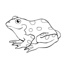 Frosch - Kostenlose Ausmalbilder zum Ausdrucken