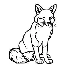 Fuchs - Kostenlose Ausmalbilder zum Ausdrucken