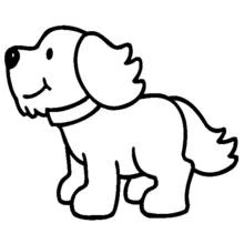 Hund - Kostenlose Ausmalbilder zum Ausdrucken