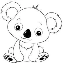 Koala - Kostenlose Ausmalbilder zum Ausdrucken