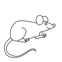 Maus - Kostenlose Ausmalbilder zum Ausdrucken