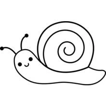 Schnecke - Kostenlose Ausmalbilder zum Ausdrucken