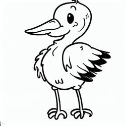 Storch - Kostenlose Ausmalbilder zum Ausdrucken