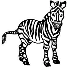 Zebra - Kostenlose Ausmalbilder zum Ausdrucken