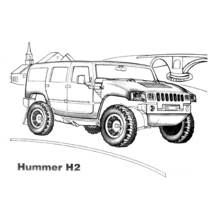 4x4 Fahrzeuge - Kostenlose Ausmalbilder zum Ausdrucken