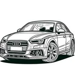 Audi - Kostenlose Ausmalbilder zum Ausdrucken