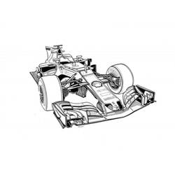 Formel 1 - Kostenlose Ausmalbilder zum Ausdrucken