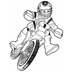 Malvorlage Motocross Fahrer in Kurvenlage Malvorlage Motocross Fahrer in Kurvenlage