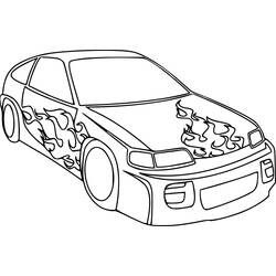 Rennwagen Ausmalbild #215256 zum Ausdrucken und Ausmalen