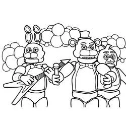 Five Nights at Freddy’s (FNAF) - Kostenlose Ausmalbilder zum Ausdrucken