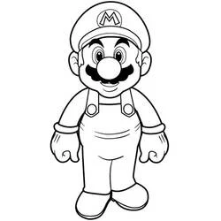 Mario - Kostenlose Ausmalbilder zum Ausdrucken