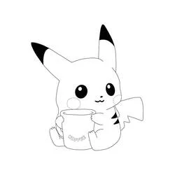 Pikachu - Kostenlose Ausmalbilder zum Ausdrucken