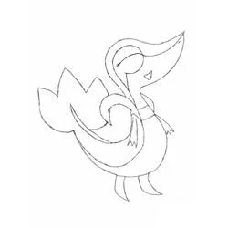 Snivy - Kostenlose Ausmalbilder zum Ausdrucken
