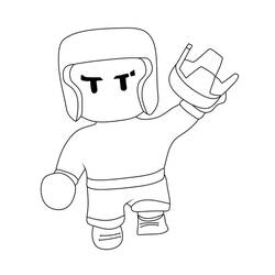 Stumble Guys Ausmalbild #185938 zum Ausdrucken und Ausmalen